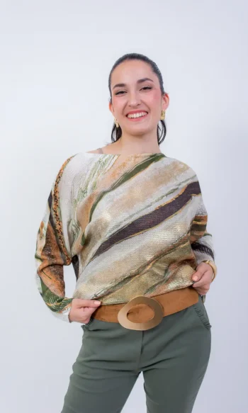 Sweater hilo estampado