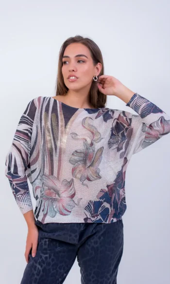 Polera oversize calada