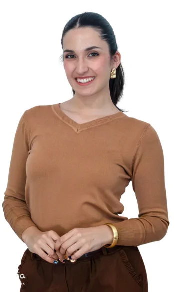 Sweaters Básico cuello en V