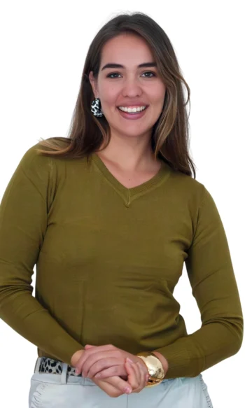Sweaters Básico cuello en V