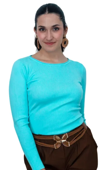 Sweaters Básico cuello redondo