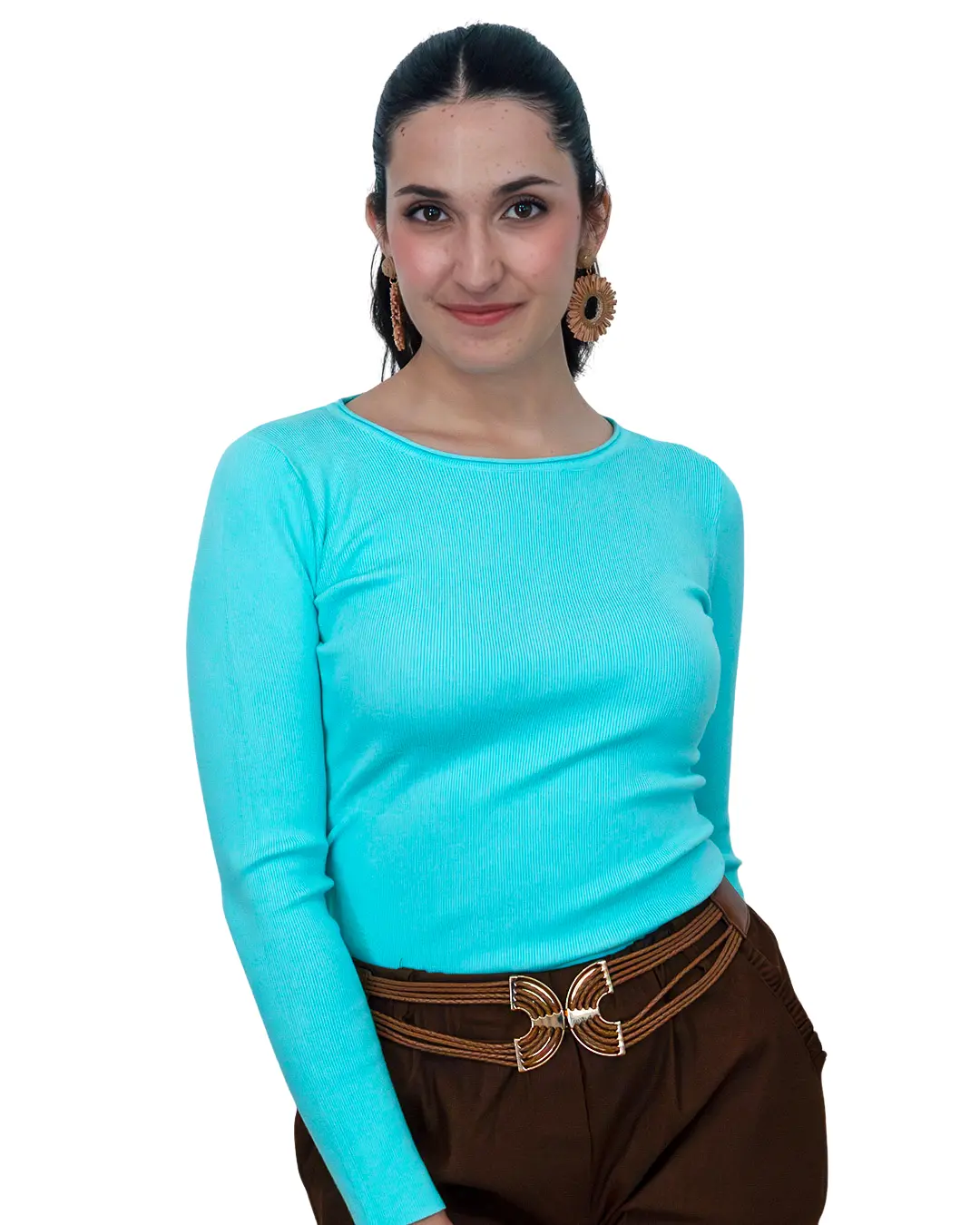Sweaters Básico cuello redondo
